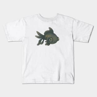 Black Moor Goldfish - cute pop eye goldfish Kids T-Shirt